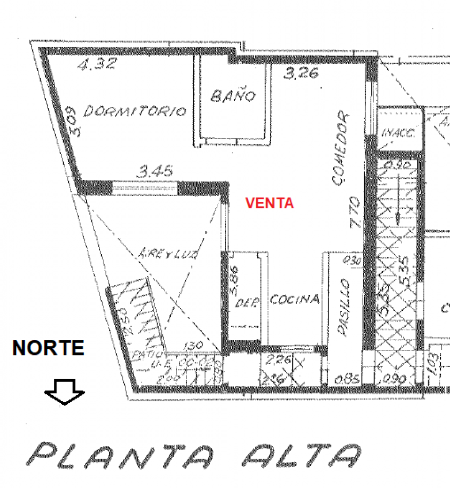 Zeballos 1700 - Pasillo PLANTA ALTA