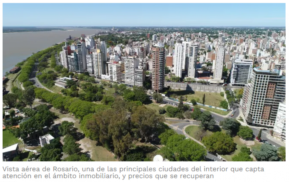 Rosario: el metro cuadrado sube 12% desde octubre y marca el mayor ritmo de alza en dos años