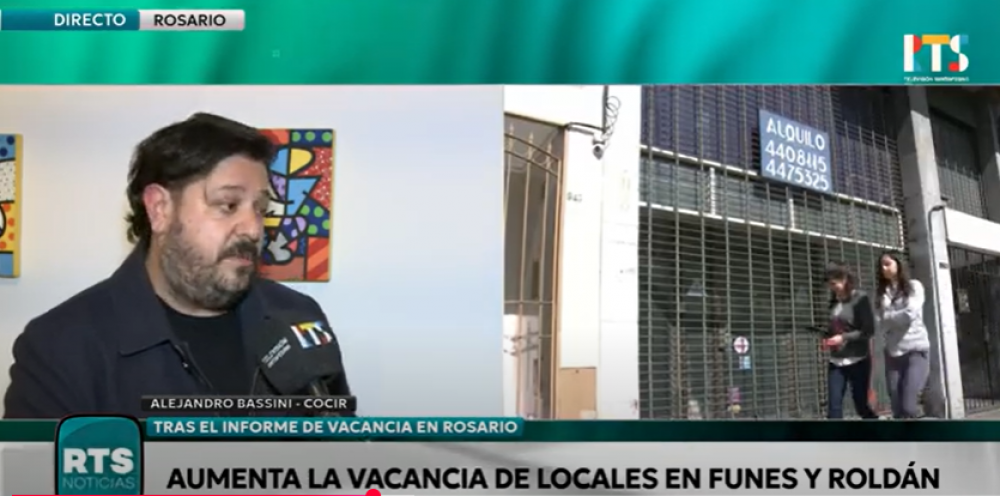 AUMENTA LA VACANCIA DE LOCALES EN FUNES Y ROLDÁN SEGÚN INFORME DE UNR Y COCIR